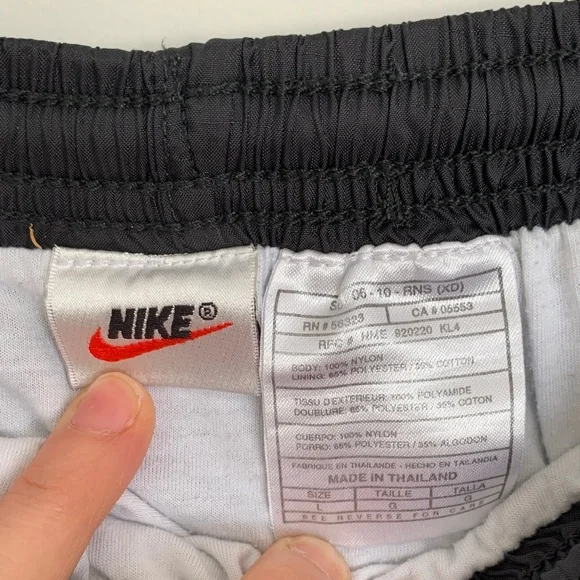 Vintage Nike Black Sports Shorts - Picture 2 of 6
